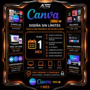 CANVA PRO A DOMINIO (BAJO PEDIDO)