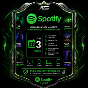 SPOTIFY 3 MESES (BAJO PEDIDO)